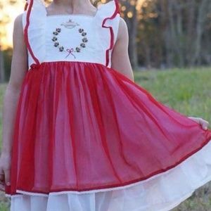 EUC Well Dressed Wolf Christmas KIB dress